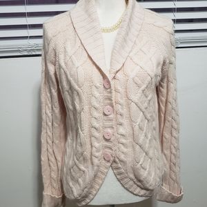 St. John’s Blush Pink Ribbed Sweater